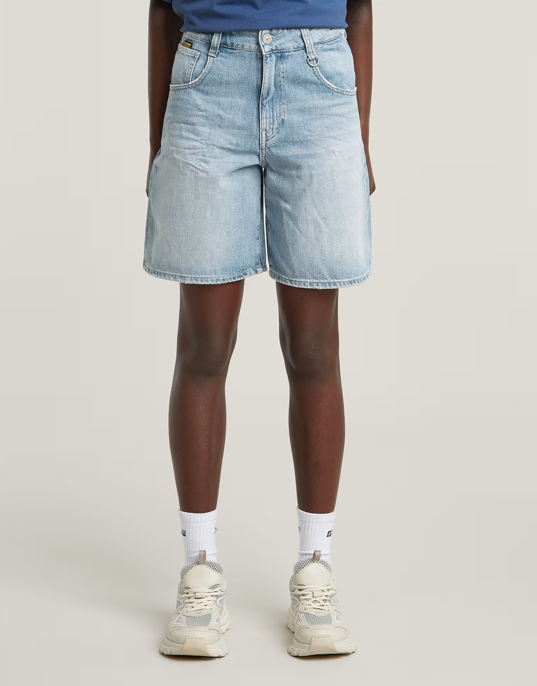 Skater loose short wmn - Vintage Platinum Blue