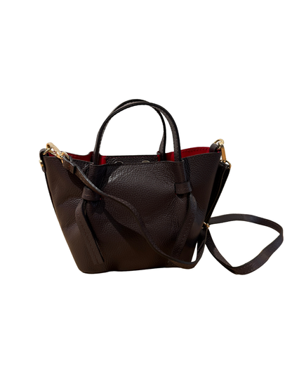 Leather Bag Small - Dark Brown