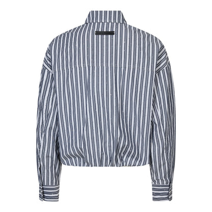 Stone Crop Pocket Shirt - Black Stripe