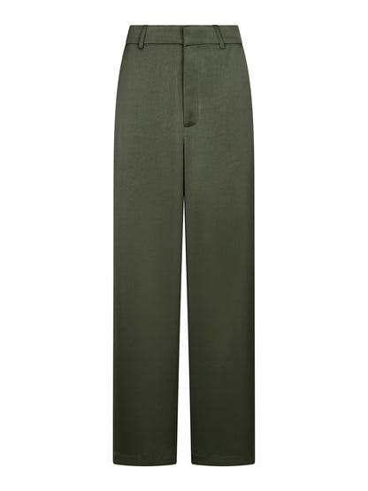 Emmett Heavy Sateen Pants - Deep Green