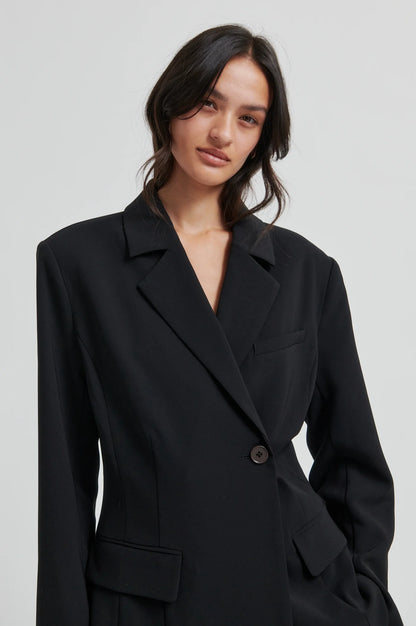 Fique fitted blazer - Black