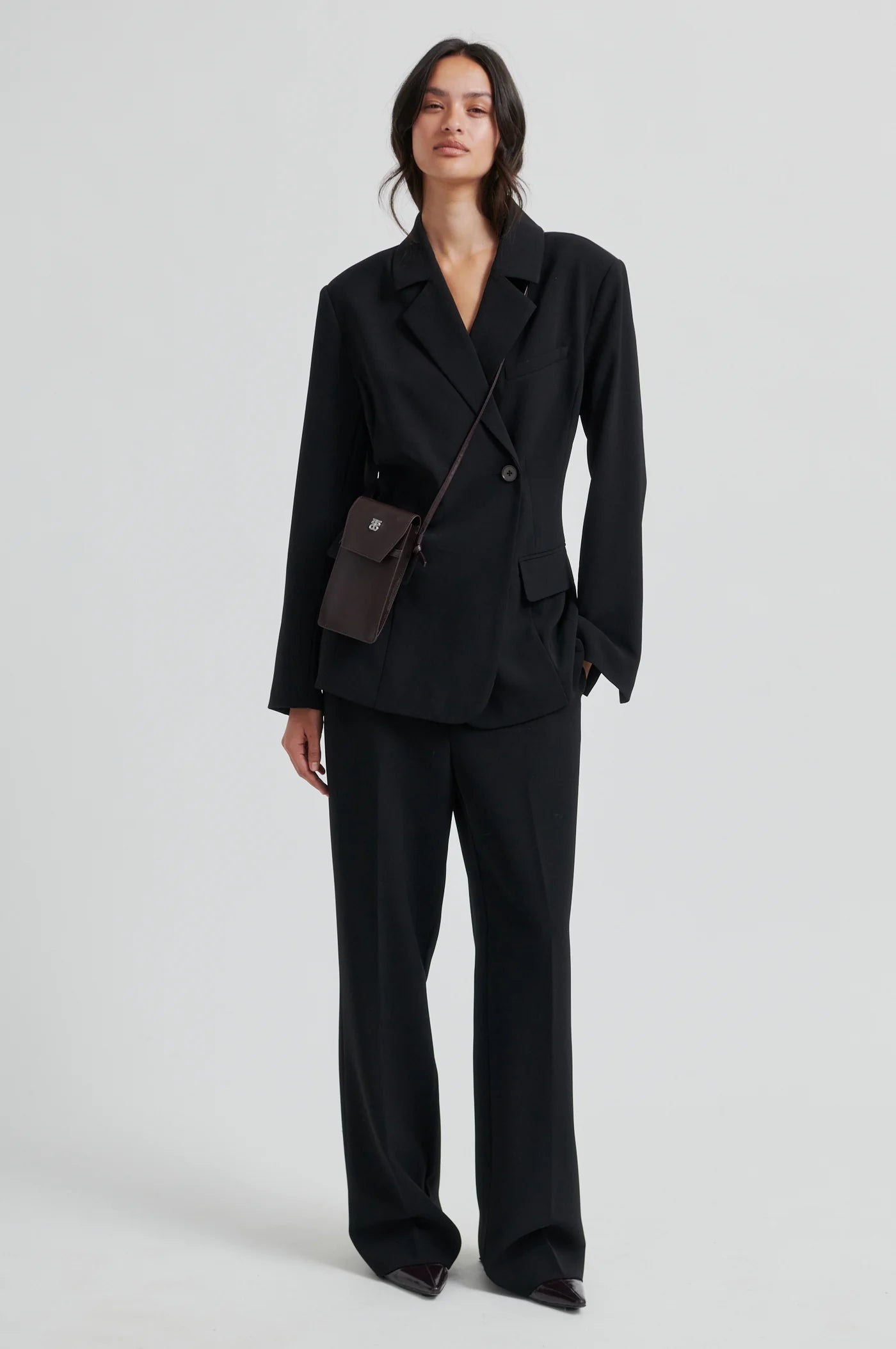 Fique fitted blazer - Black