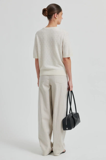 Bacoli Barrel Trousers - Soft Beige
