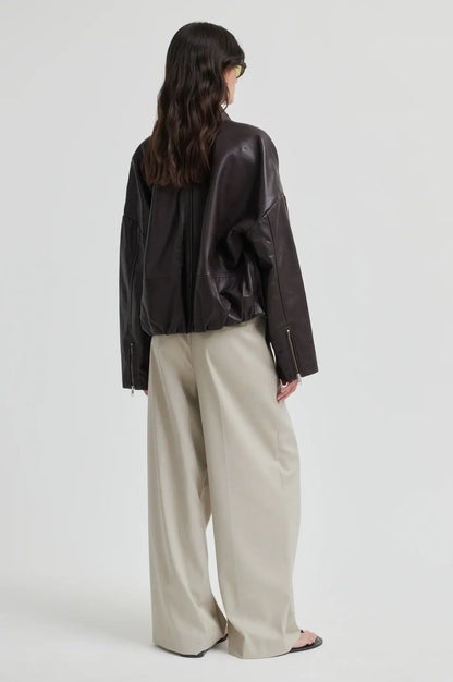 Sharo Wrap Trousers - Roasted Cashew