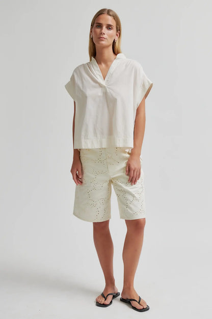 Avida Oversize Top - Eggnog
