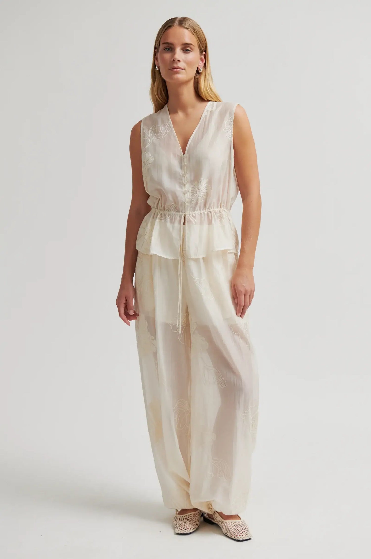 Vira Trousers - Soft Beige