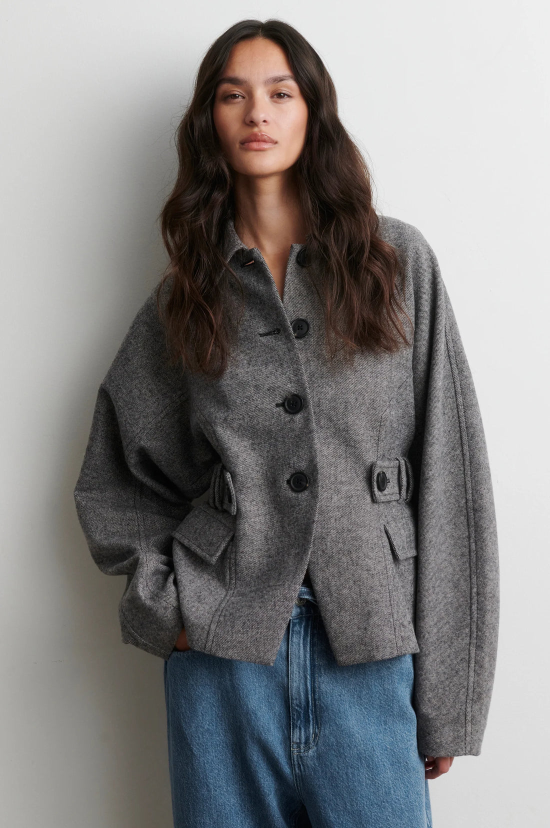 Lydney Jacke - Graumeliert