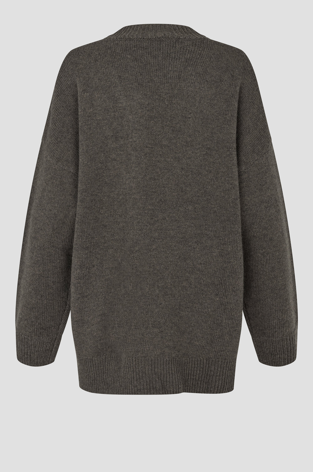 Alpha Knit Monogram Cardigan - Black Olive