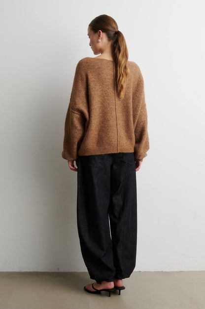 Pollenza Knit Pullover - Camel