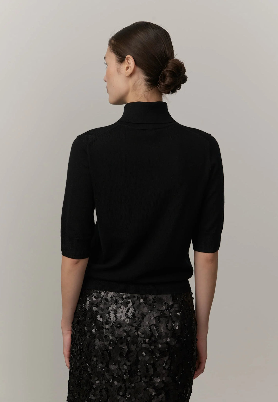 Perry Knit Blouse - Black