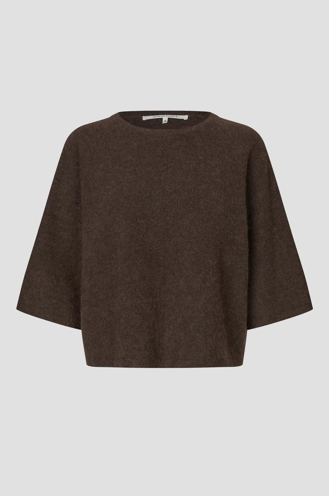 Gabby Knit SS O-Neck - Demitasse