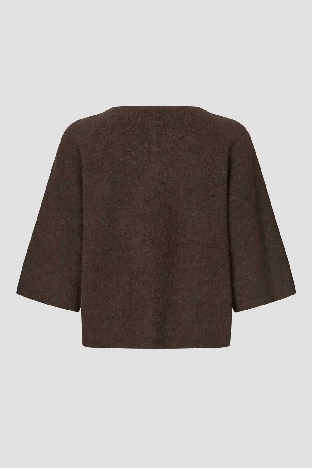 Gabby Knit SS O-Neck - Demitasse