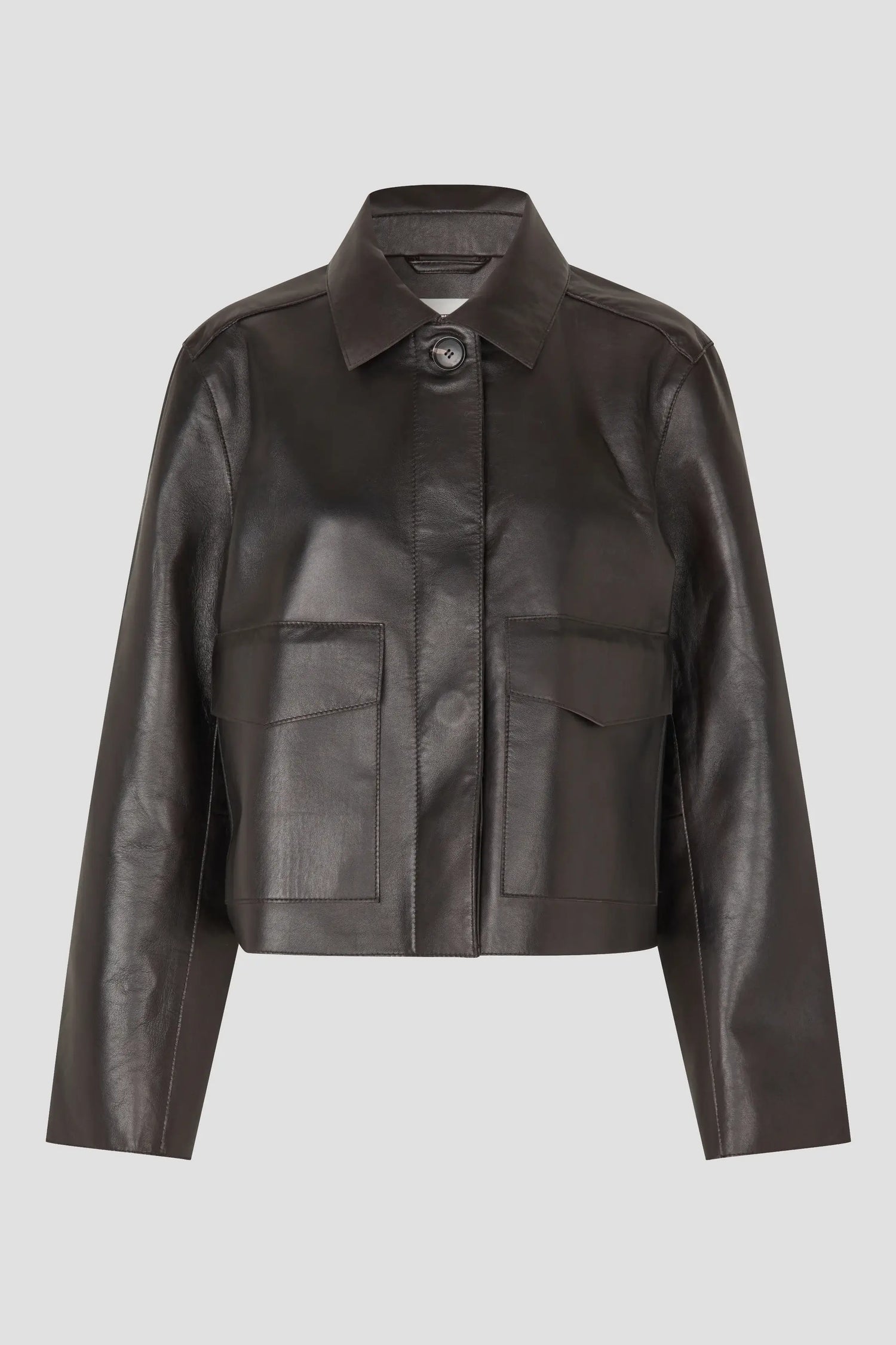 Ezay Leather Jacket - Demitasse