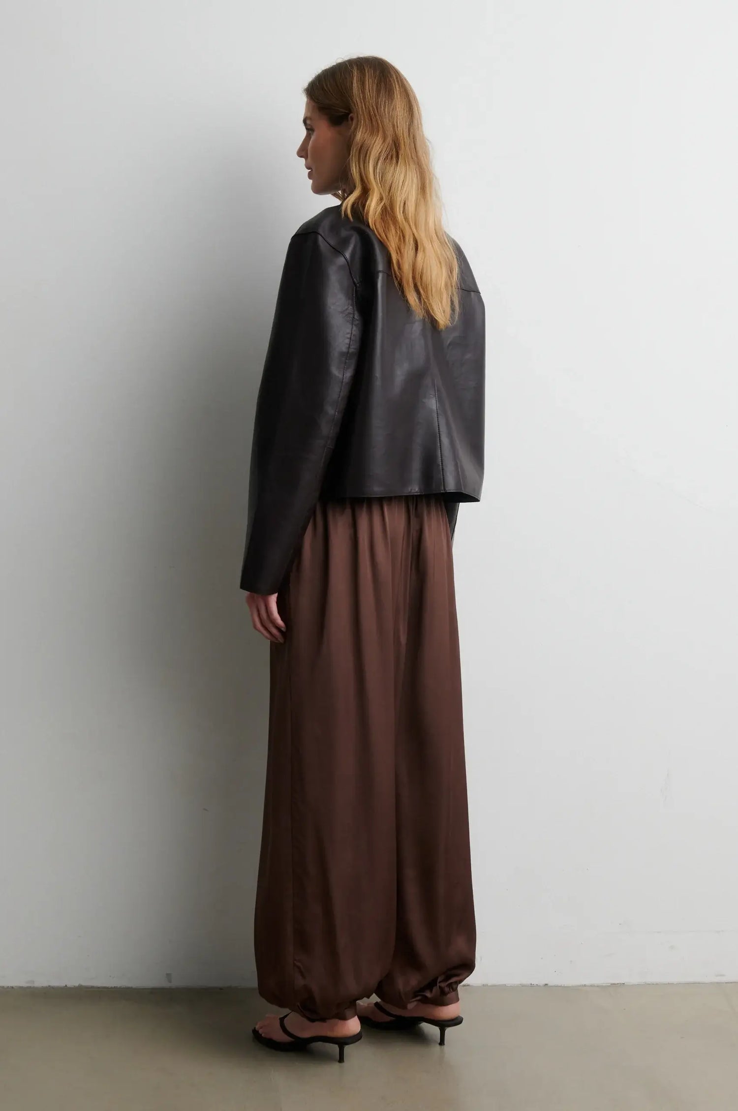 Ezay Leather Jacket - Demitasse