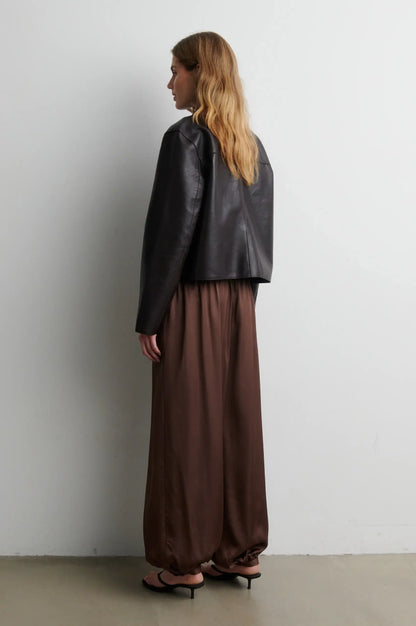 Ezay Leather Jacket - Demitasse
