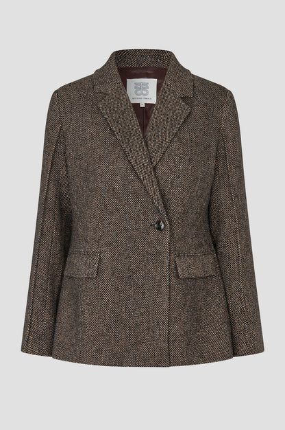 Emi New Fitted Blazer - Demitasse