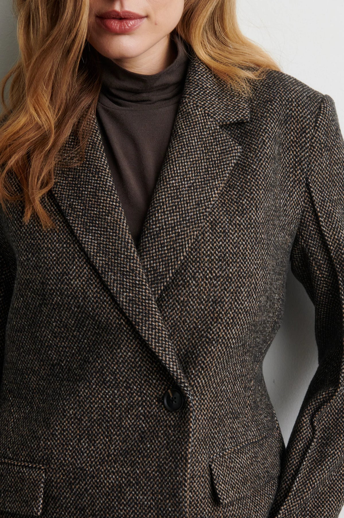 Emi New Fitted Blazer - Demitasse