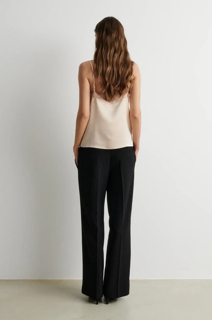 Glimps Lace-Trägertop - Creme Tan