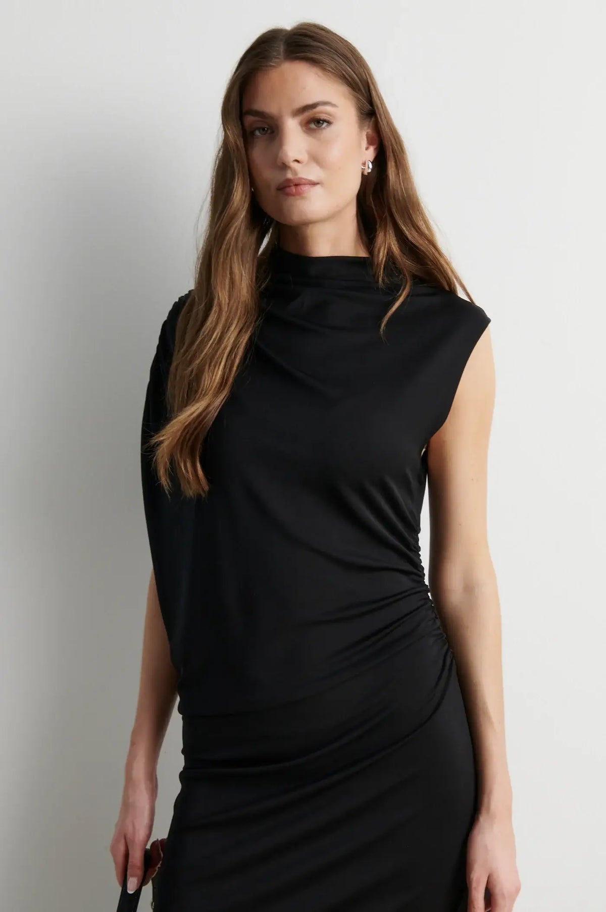 Voco Drape-Kleid - Schwarz
