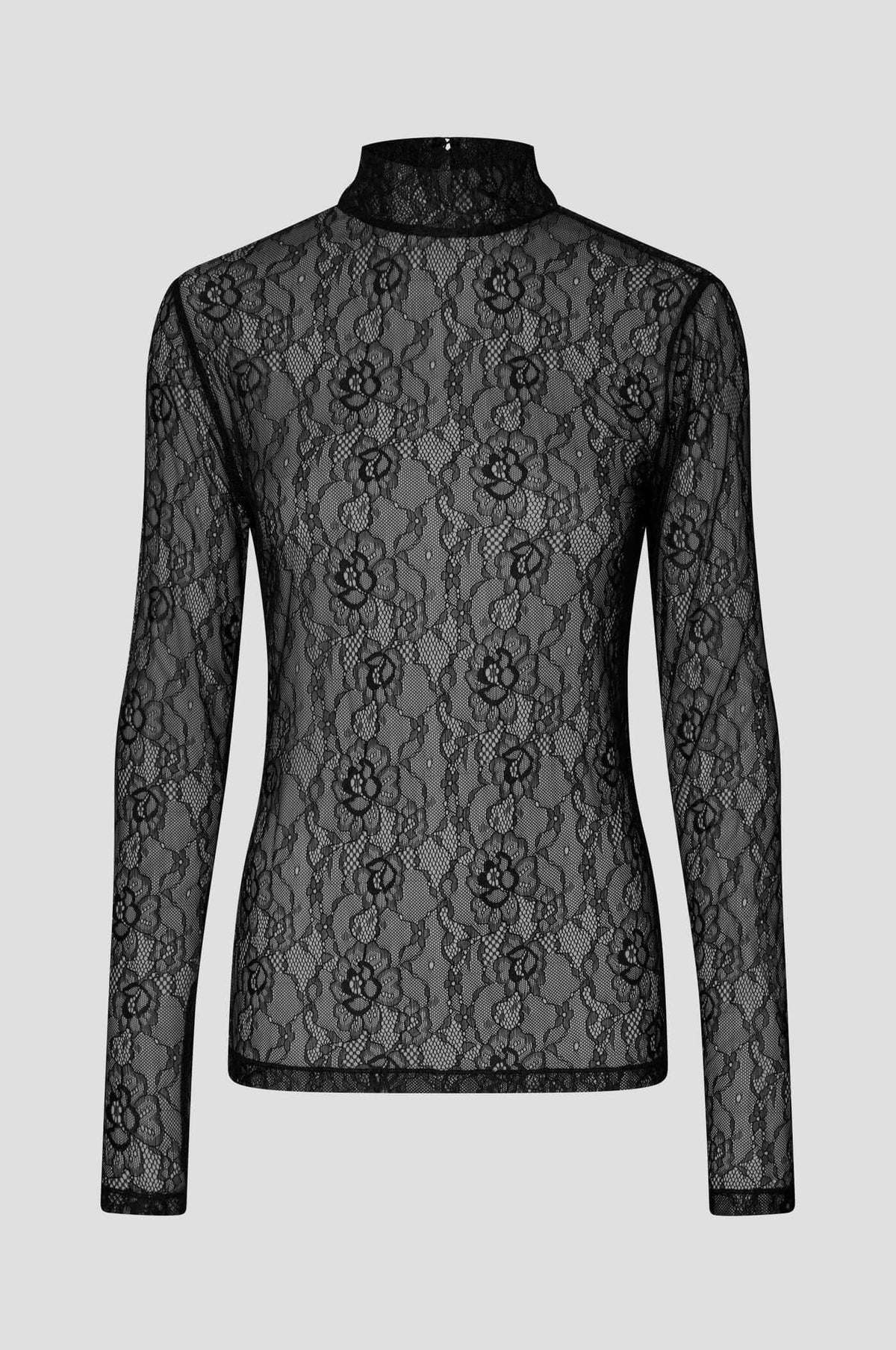 Luria LS Lace Tee - Black