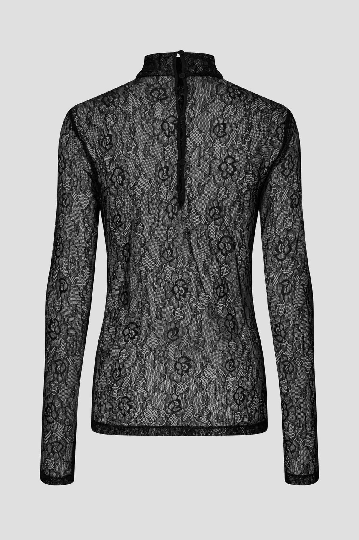 Luria LS Lace Tee - Black