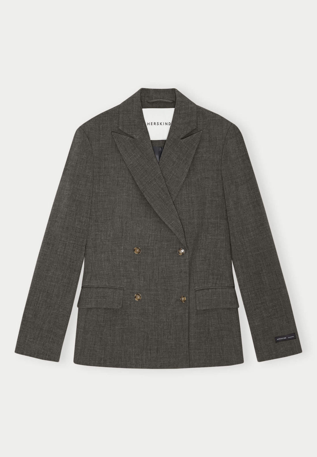 Laila Fitted Blazer - Dark Grey