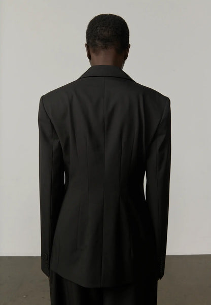 Shelia Taillierter Blazer - Schwarz