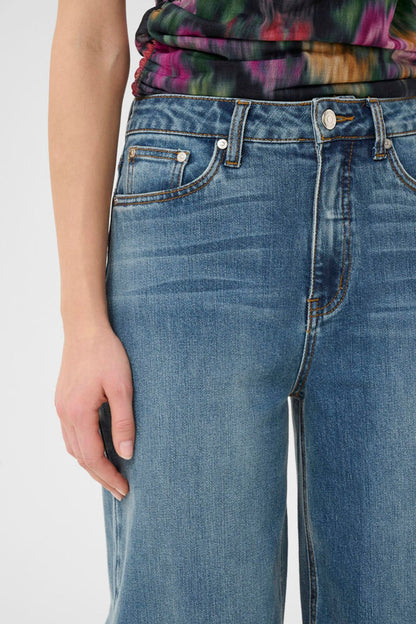 GZviva HW Baggy Jeans - Vintage Blu