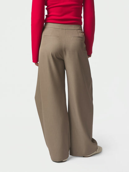 Zanya Structure Pants - Taupe