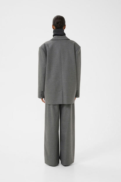 GZpaula Melange OZ Blazer - Dark Grey Melang