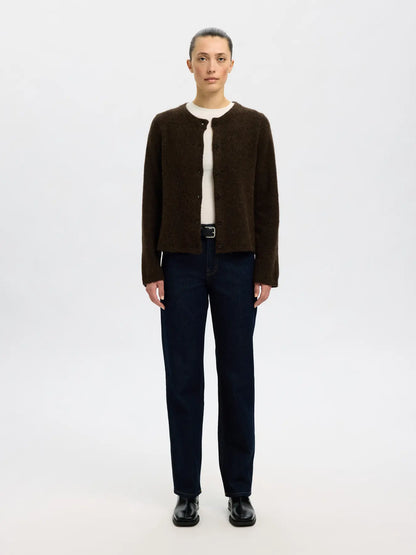 SLFlulu Knit Cardigan - Delicioso Melange