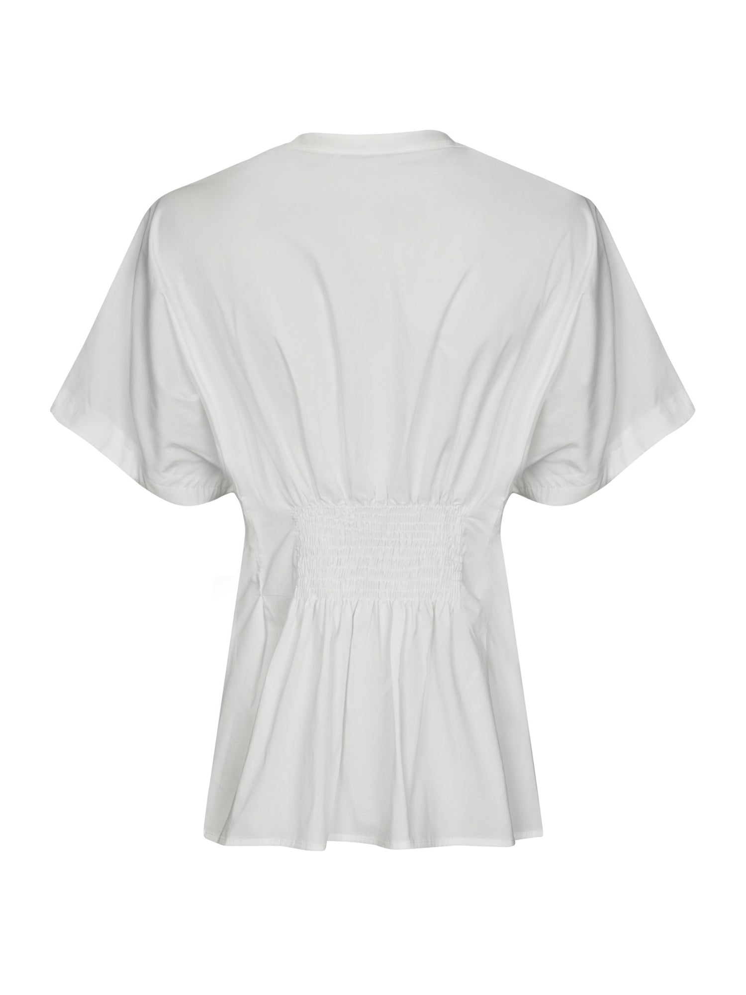 Adamma Poplin Blouse - White