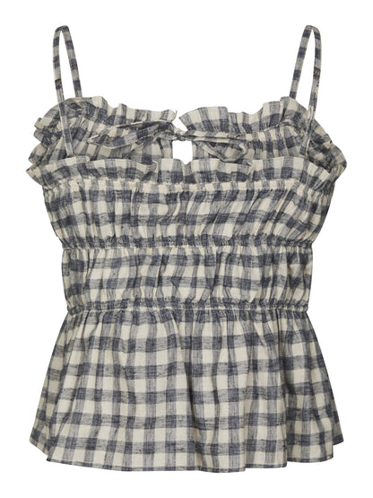 Seylor Check Top - Black
