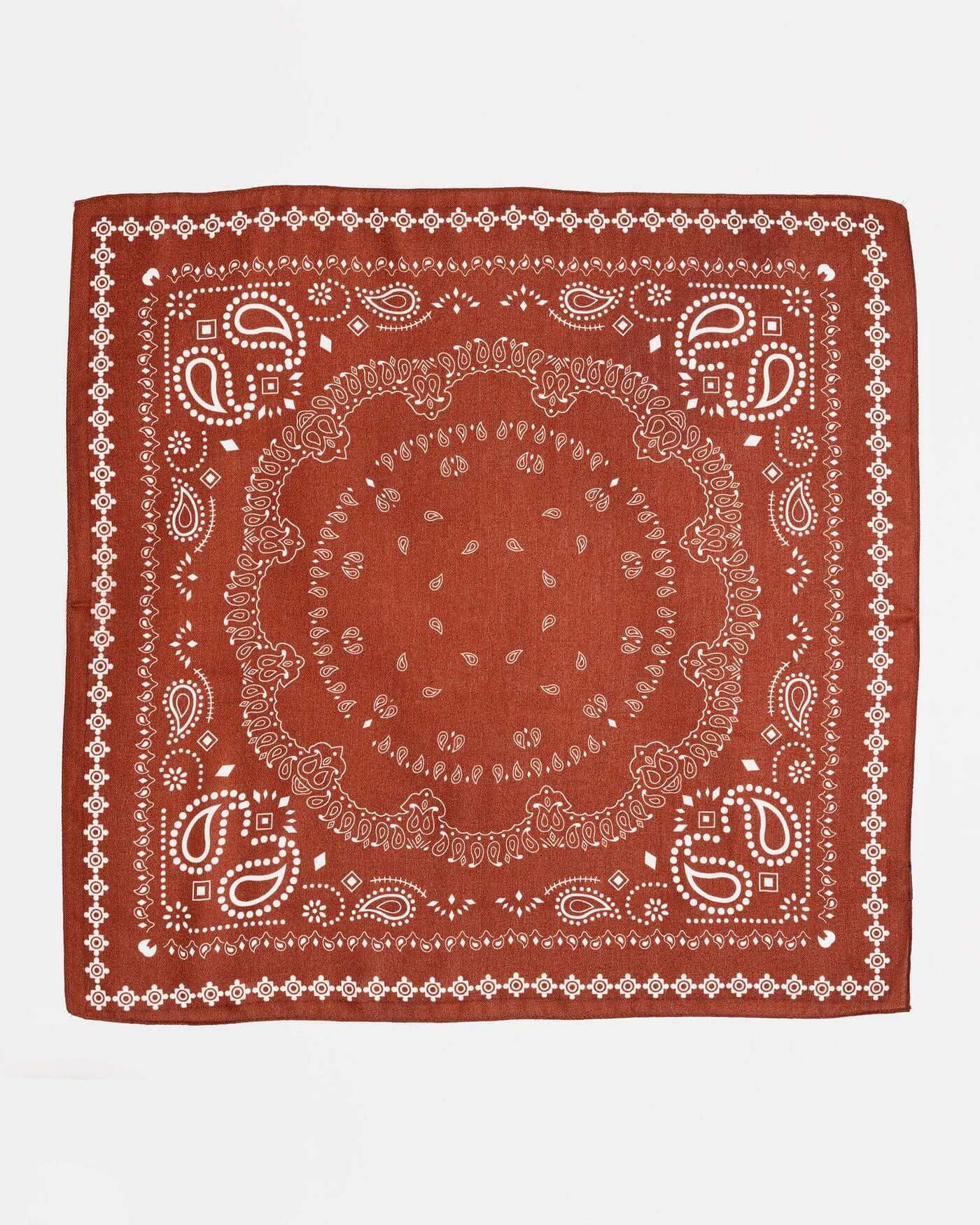Paisley Scarf - Cognac
