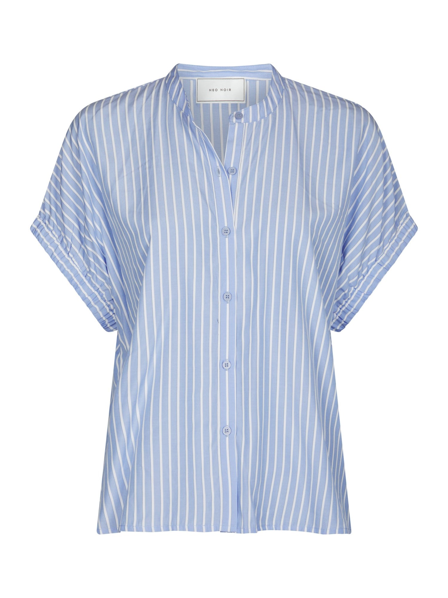 Englana Stripe Blouse - Light Blue