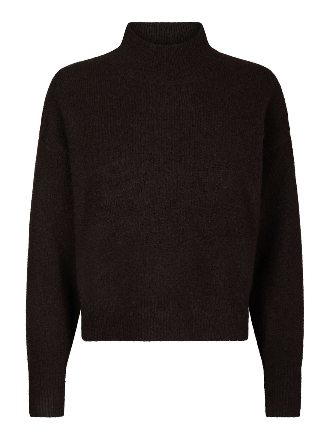 Paulina Knit Blouse - Dark Brown