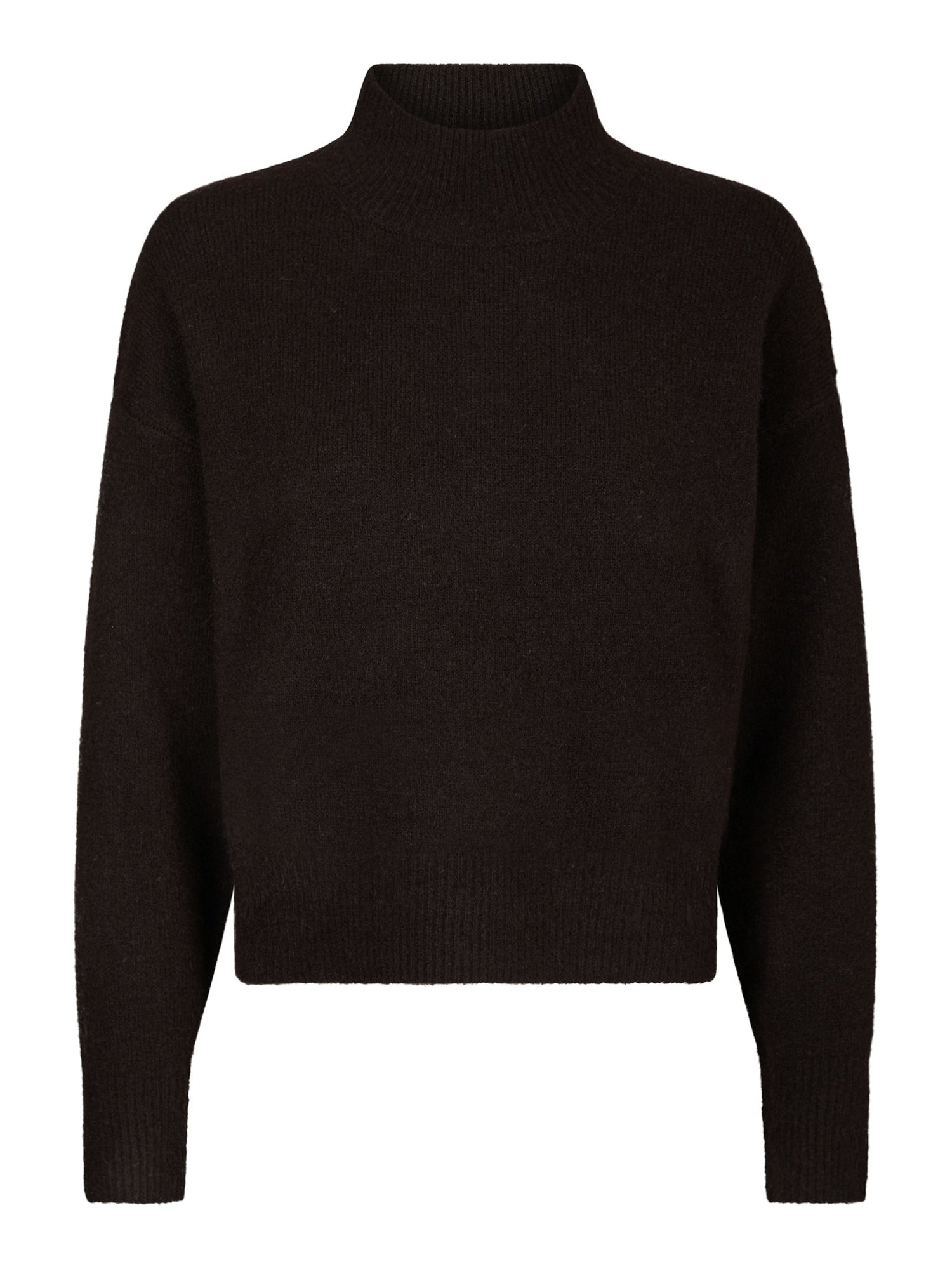 Paulina Knit Blouse - Dark Brown