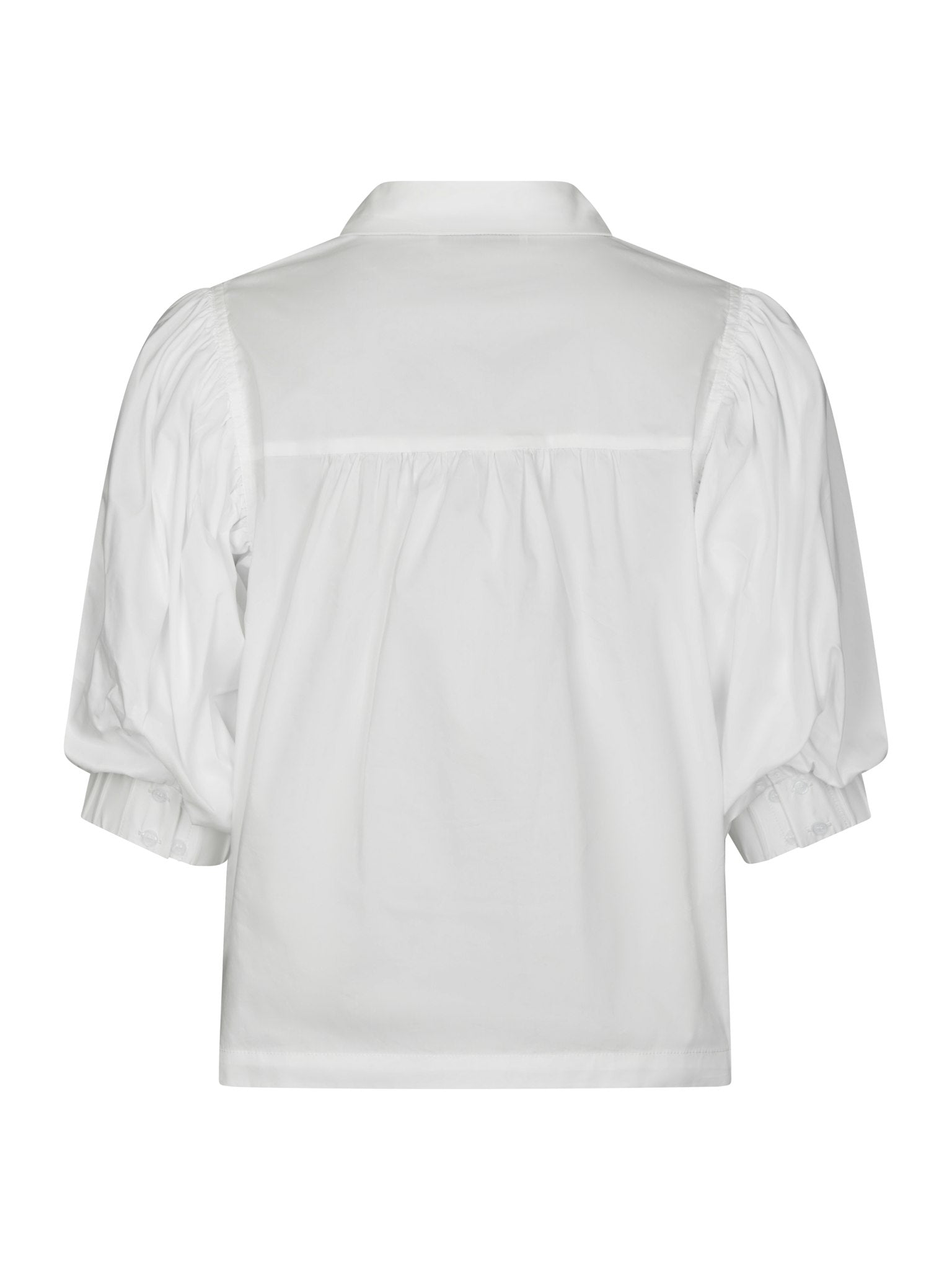 Etta Poplin Shirt - White