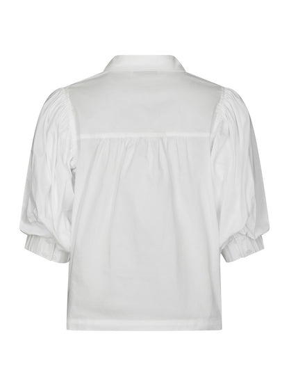 Etta Poplin Shirt - White