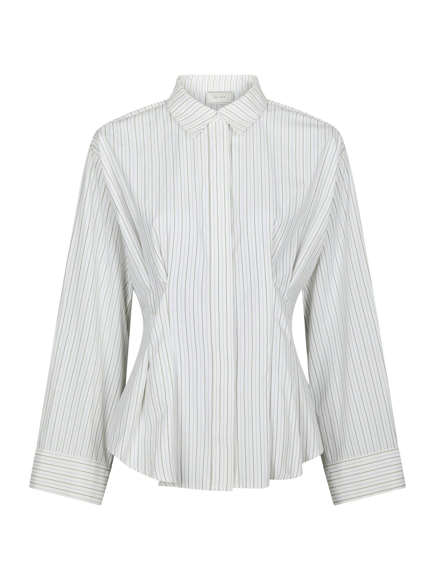 Lytra Double Stripe Shirt - White Stripe