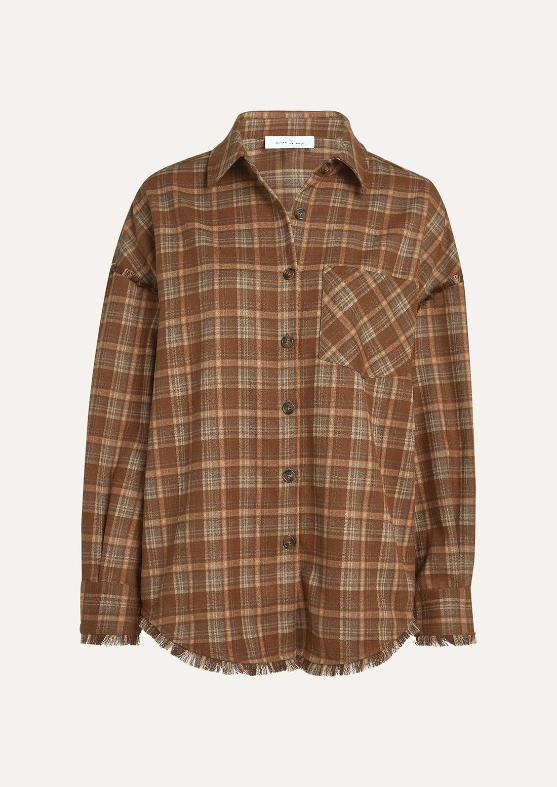 Carly Blouse - Smoked Wood