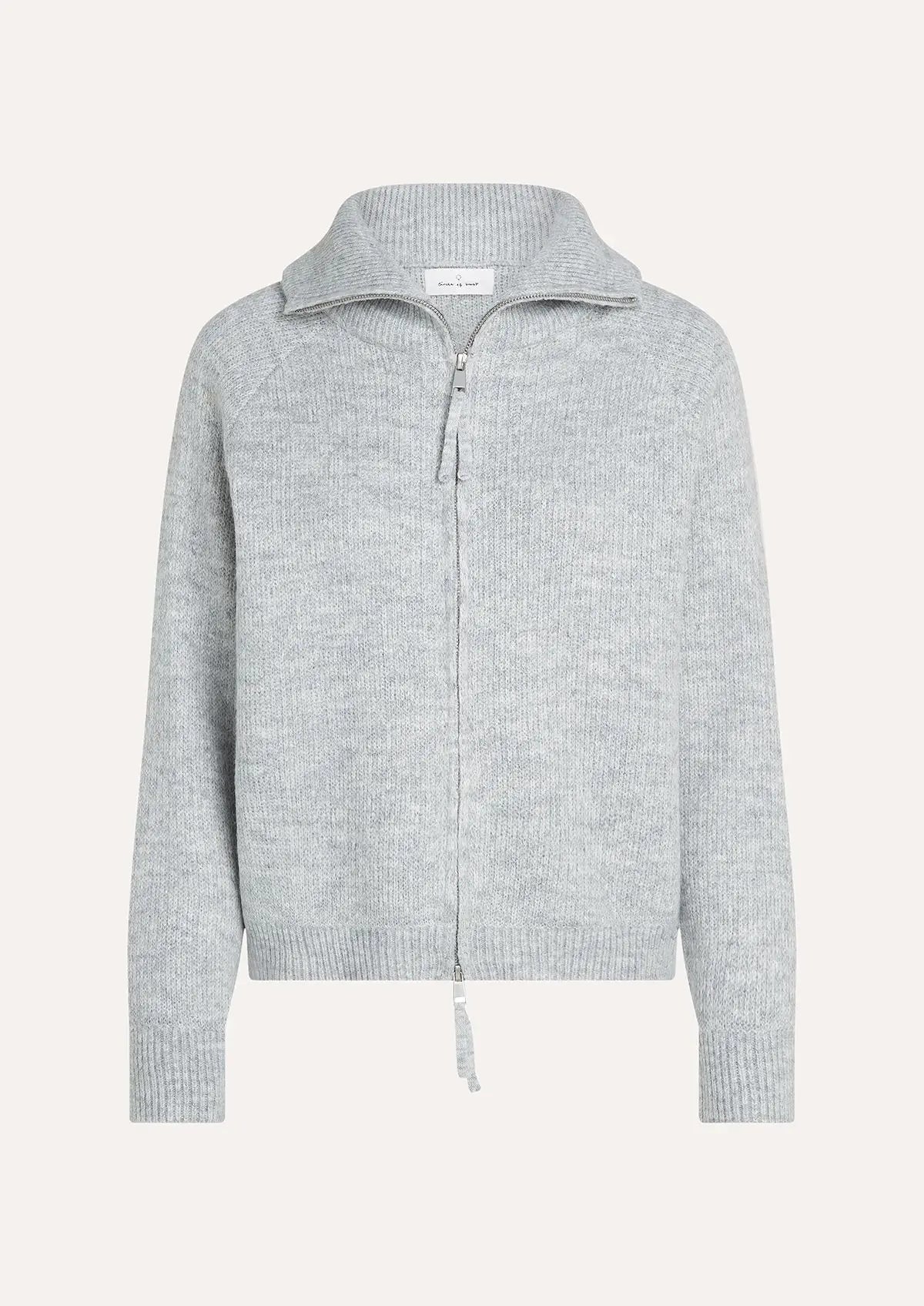 Phoebe Knit - Light Grey Melange