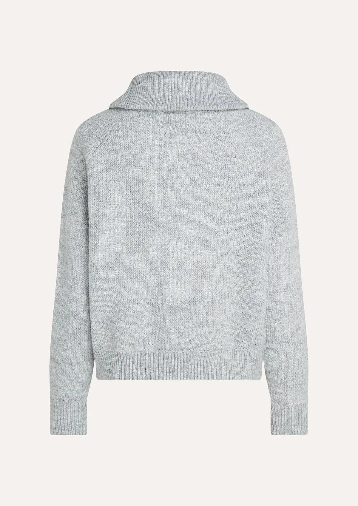 Phoebe Knit - Light Grey Melange