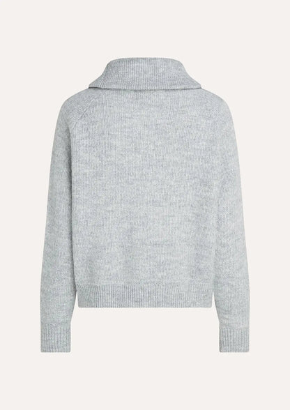 Phoebe Knit - Light Grey Melange