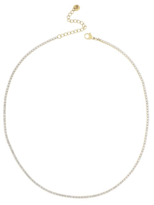 Fijne Choke met Strass - Goud