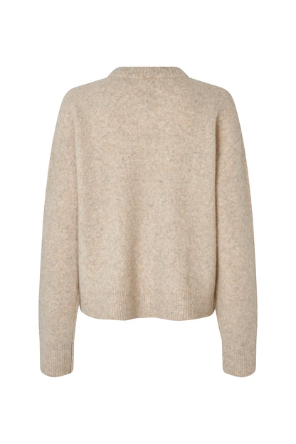 Samelody V-neck - Light grey mel