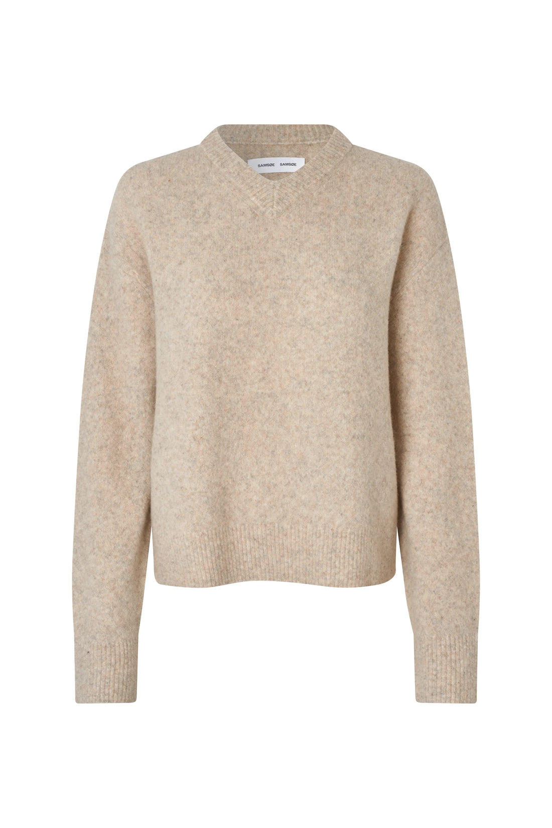 Samelody V-neck - Light grey mel