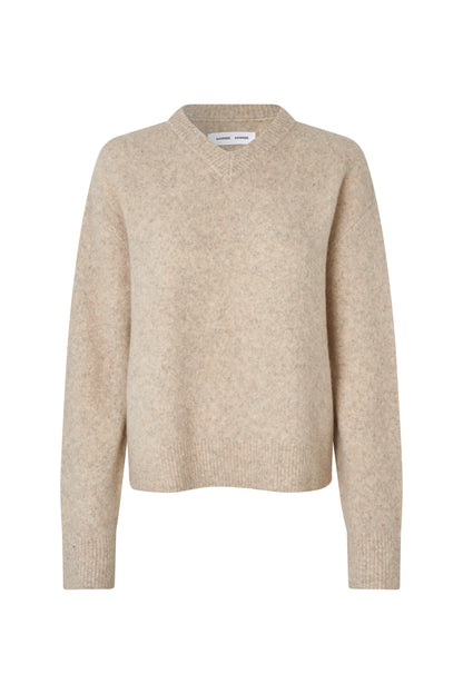 Samelody V-neck - Light grey mel