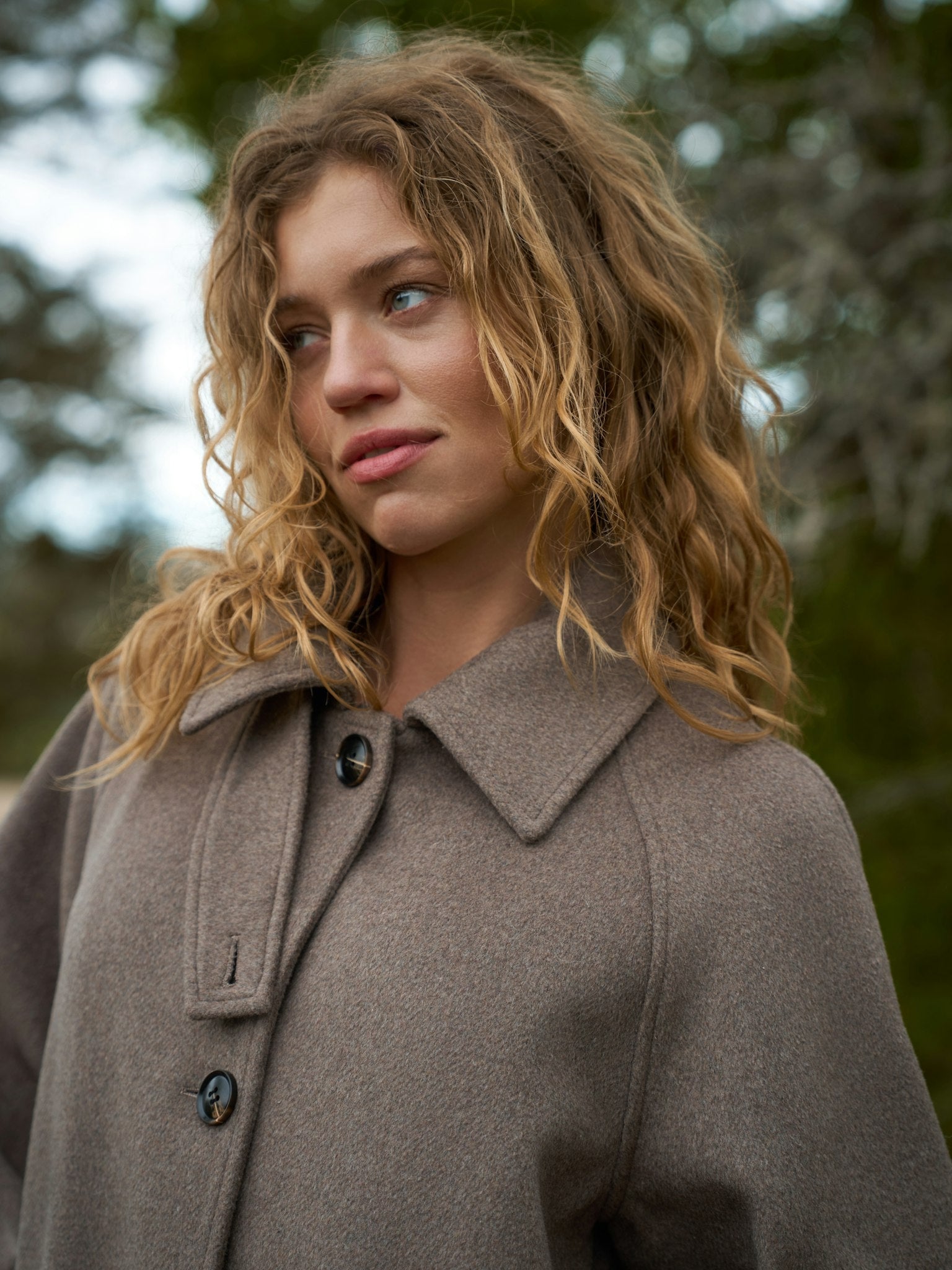 Keaton Wool Coat - Taupe