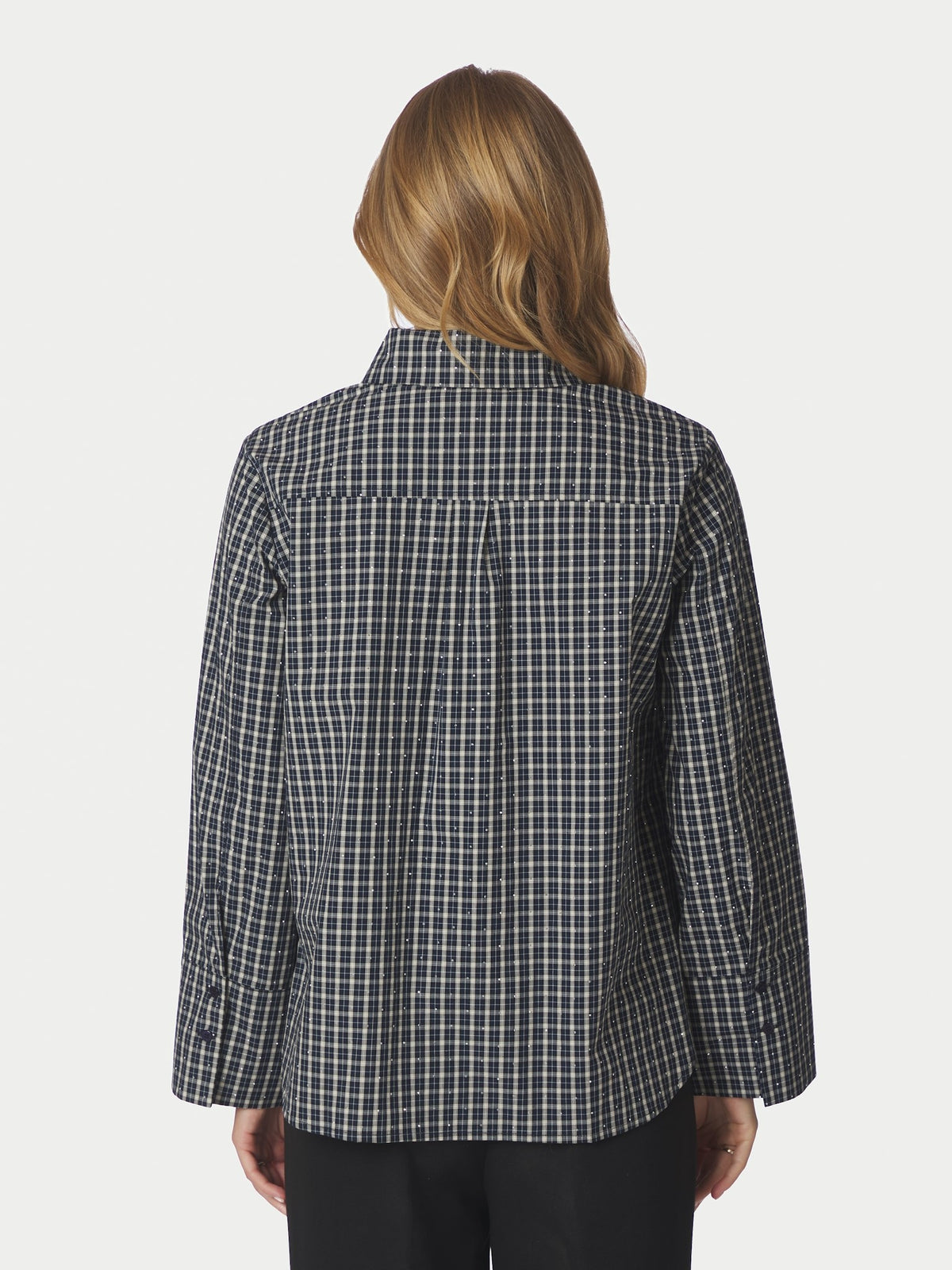 Drew Check Bedaz Shirt - Dark Blue